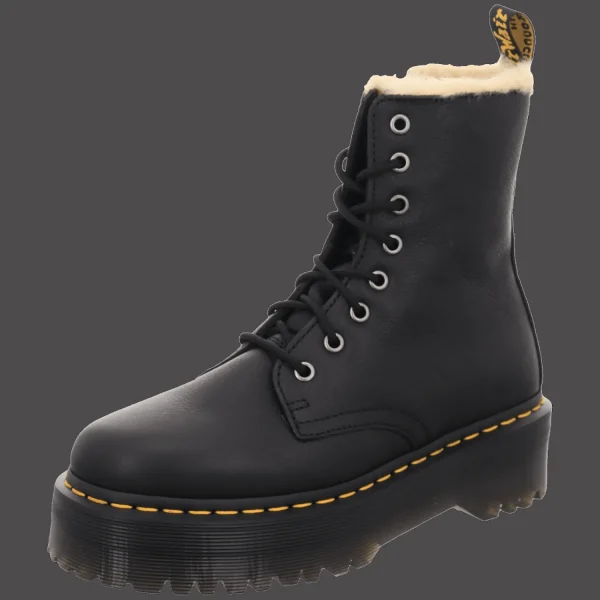 Best Sale Dr. Martens Airwair Damenstiefel warm Mode schwarz