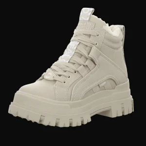 New Buffalo Damenstiefel warm Mode beige
