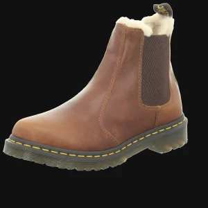 Fashion Dr. Martens Airwair Damenstiefel warm Mode Cognac