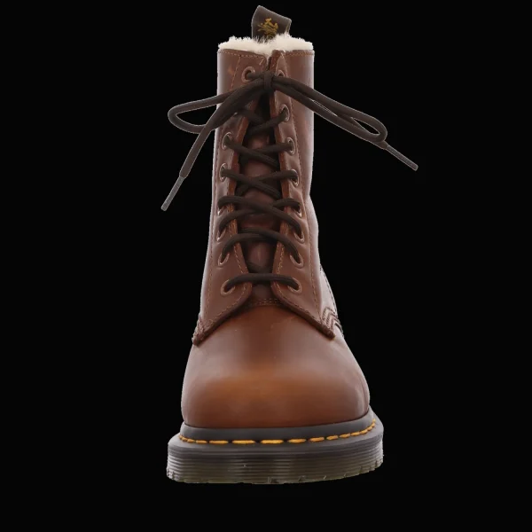 Best Dr. Martens Airwair Damenstiefel warm Mode braun