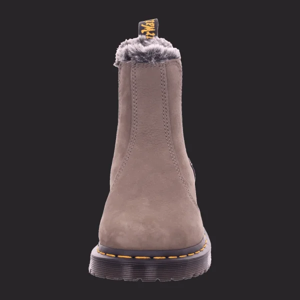 Discount Dr. Martens Airwair Damenstiefel warm Mode grau