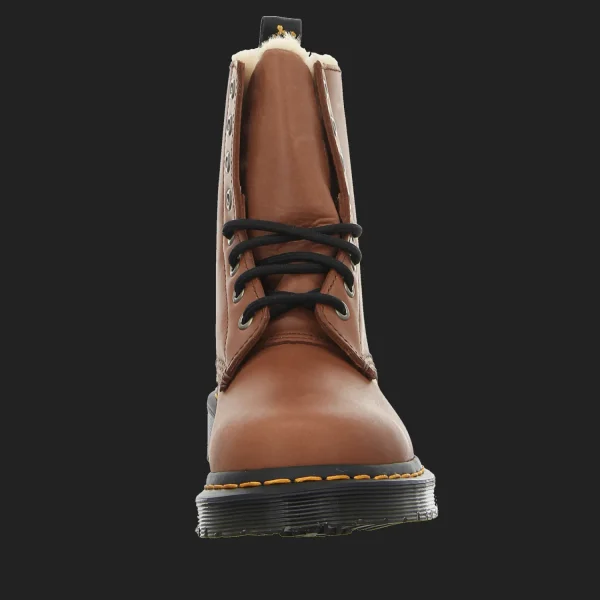 Cheap Dr. Martens Airwair Damenstiefel warm Mode saddle tan
