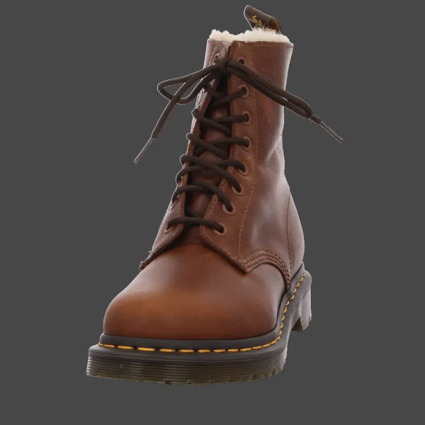 Best Dr. Martens Airwair Damenstiefel warm Mode braun