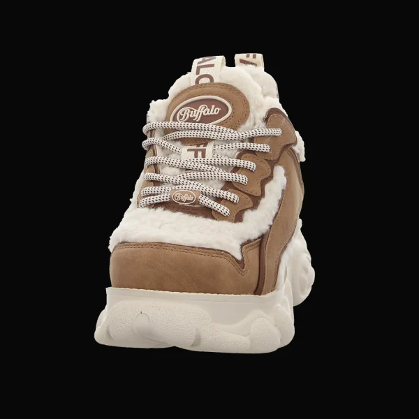 New Buffalo Damenstiefel warm Mode beige/browen