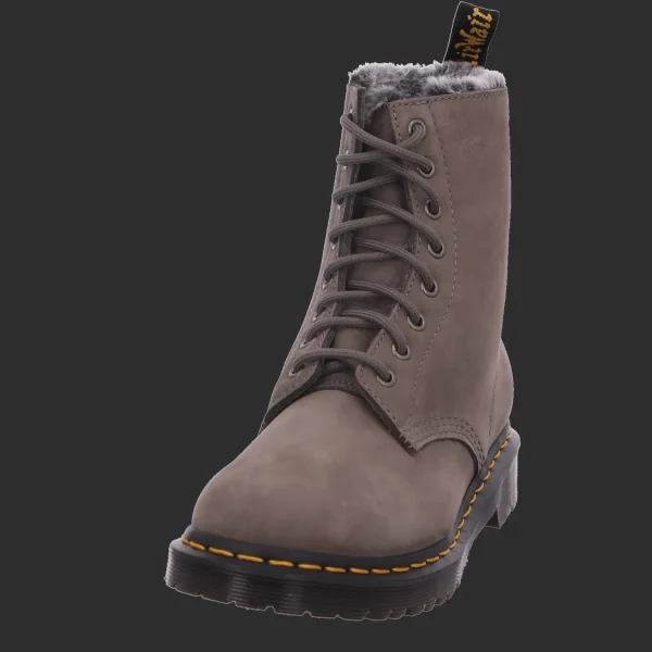 Cheap Dr. Martens Airwair Damenstiefel warm Mode grau