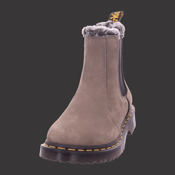 Discount Dr. Martens Airwair Damenstiefel warm Mode grau