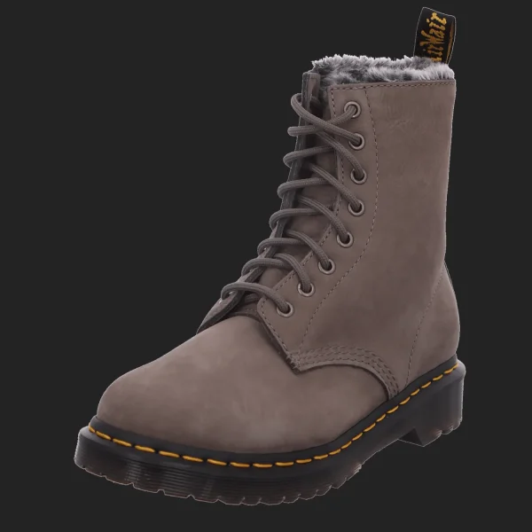 Cheap Dr. Martens Airwair Damenstiefel warm Mode grau