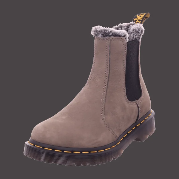 Discount Dr. Martens Airwair Damenstiefel warm Mode grau