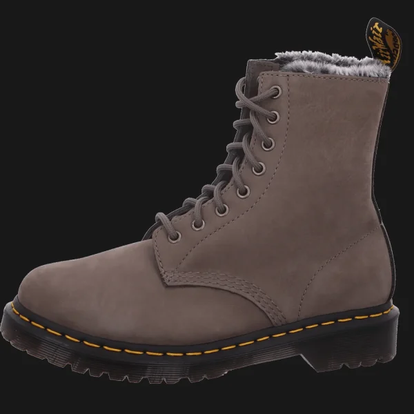Cheap Dr. Martens Airwair Damenstiefel warm Mode grau