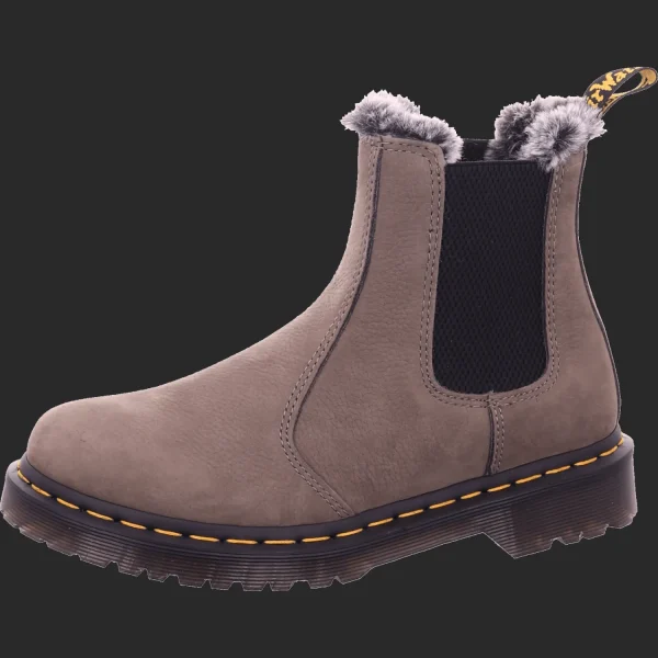 Discount Dr. Martens Airwair Damenstiefel warm Mode grau