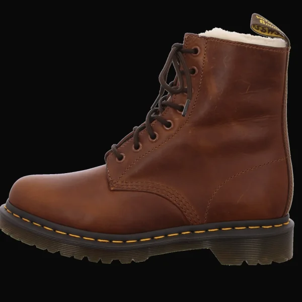 Best Dr. Martens Airwair Damenstiefel warm Mode braun