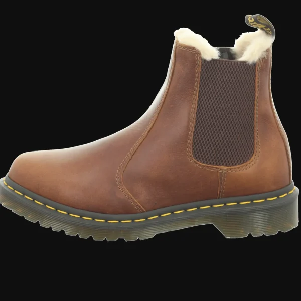 Fashion Dr. Martens Airwair Damenstiefel warm Mode Cognac
