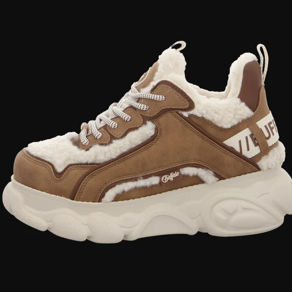 New Buffalo Damenstiefel warm Mode beige/browen