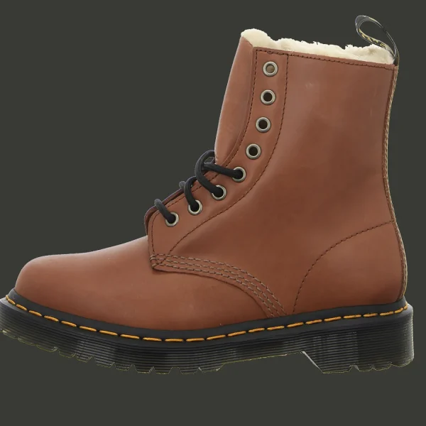 Cheap Dr. Martens Airwair Damenstiefel warm Mode saddle tan