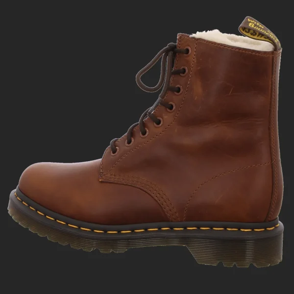 Best Dr. Martens Airwair Damenstiefel warm Mode braun