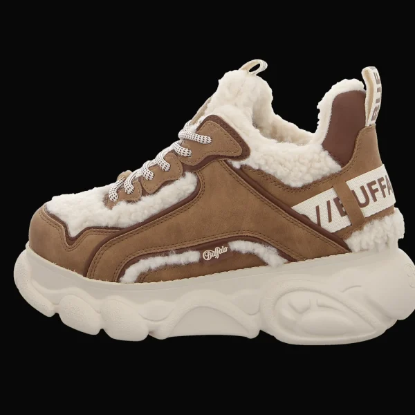 New Buffalo Damenstiefel warm Mode beige/browen