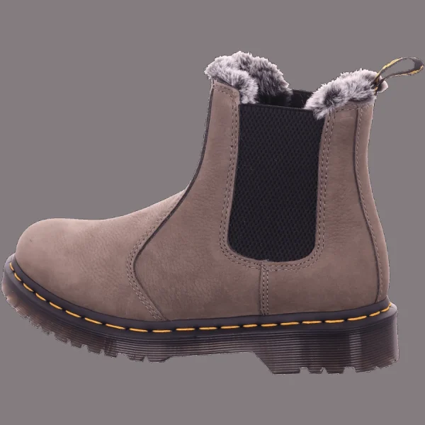 Discount Dr. Martens Airwair Damenstiefel warm Mode grau