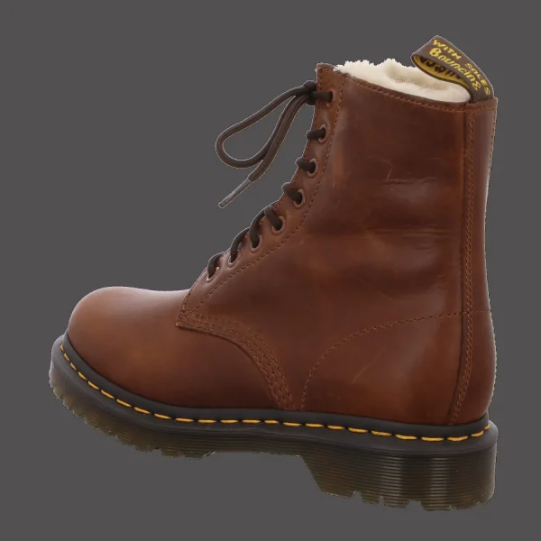 Best Dr. Martens Airwair Damenstiefel warm Mode braun