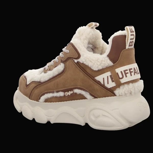 New Buffalo Damenstiefel warm Mode beige/browen