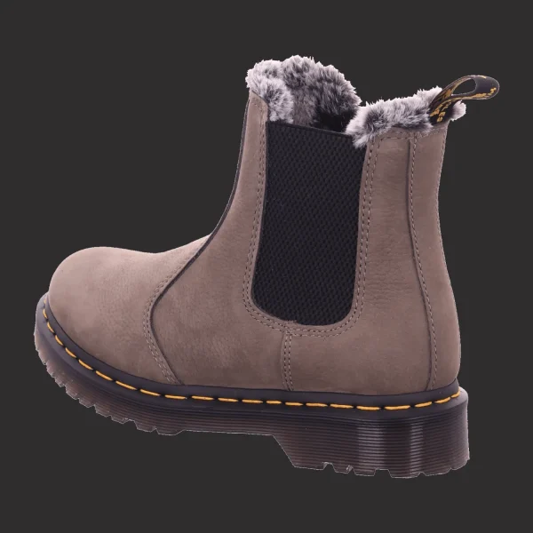 Discount Dr. Martens Airwair Damenstiefel warm Mode grau