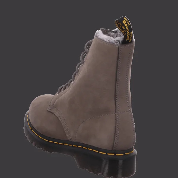 Cheap Dr. Martens Airwair Damenstiefel warm Mode grau