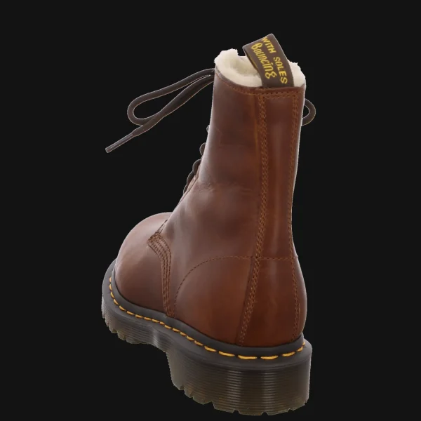 Best Dr. Martens Airwair Damenstiefel warm Mode braun