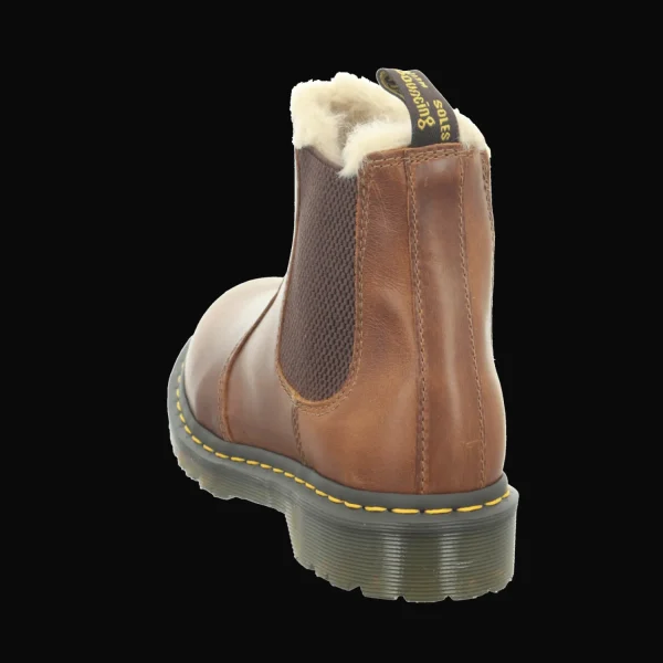 Fashion Dr. Martens Airwair Damenstiefel warm Mode Cognac