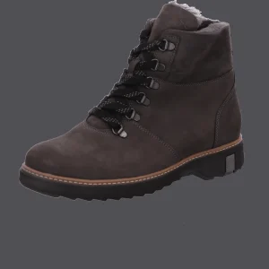 Best Waldläufer Damenstiefel warm Wellness grau-kombiniert