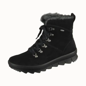 Flash Sale legero Damenstiefel warm Wellness schwarz