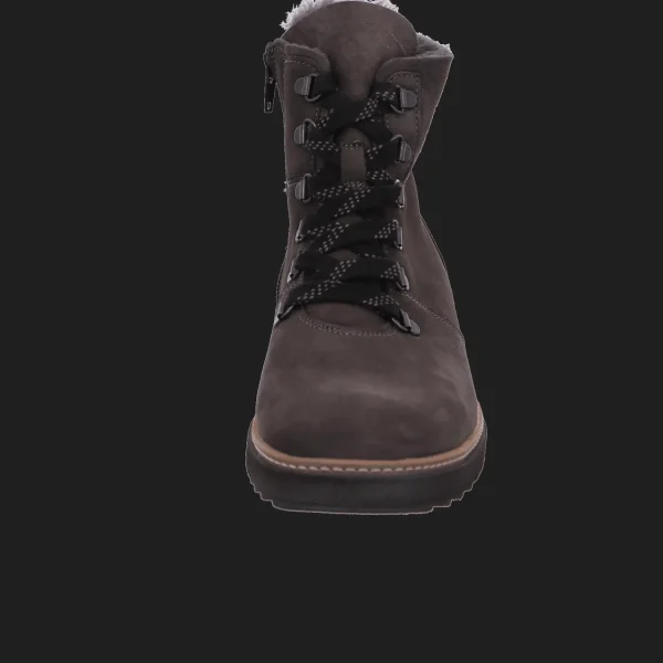 Best Waldläufer Damenstiefel warm Wellness grau-kombiniert