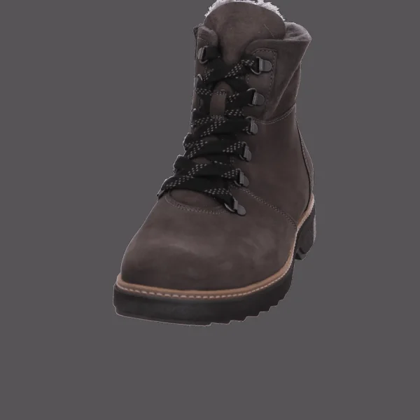 Best Waldläufer Damenstiefel warm Wellness grau-kombiniert