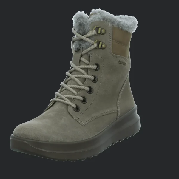 Cheap legero Damenstiefel warm Wellness beige