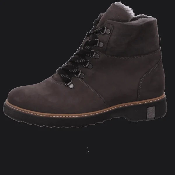 Best Waldläufer Damenstiefel warm Wellness grau-kombiniert