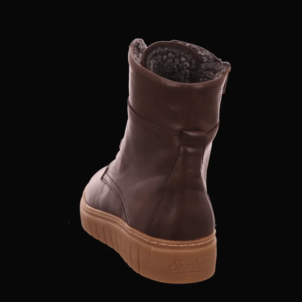 Discount Semler Damenstiefel warm Wellness dunkel-braun