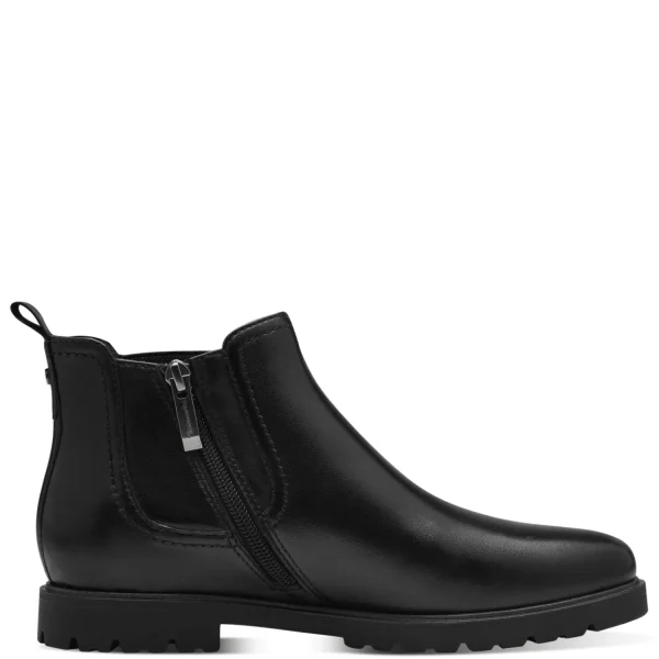 Clearance Tamaris Damenstiefelette schwarz BLACK LEATHER