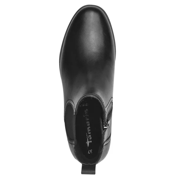 Clearance Tamaris Damenstiefelette schwarz BLACK LEATHER