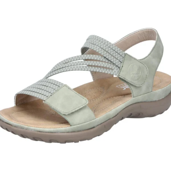 Cheap Rieker FSK Damen Sandalen grün