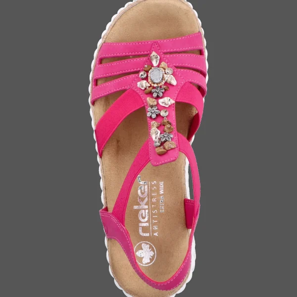 Clearance Rieker FSK Damen Sandalen rosa