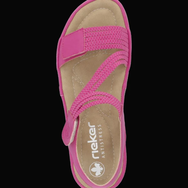 Best Rieker FSK Damen Sandalen rosa