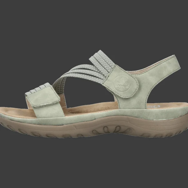 Cheap Rieker FSK Damen Sandalen grün