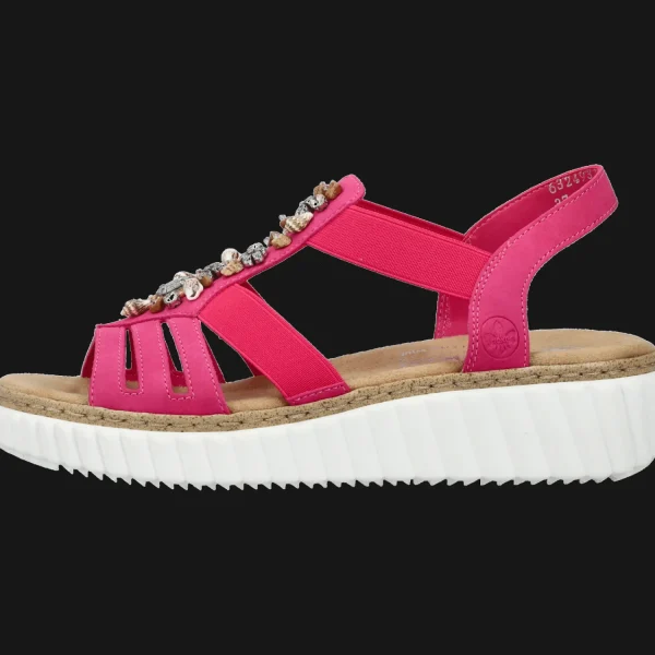 Clearance Rieker FSK Damen Sandalen rosa