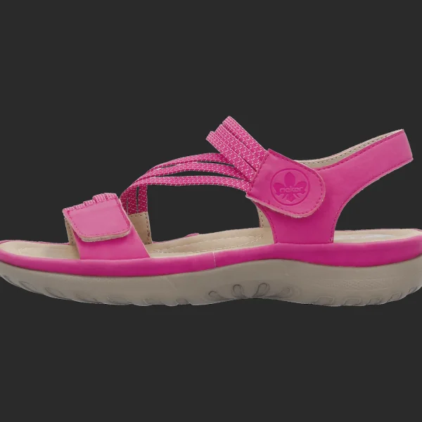 Best Rieker FSK Damen Sandalen rosa