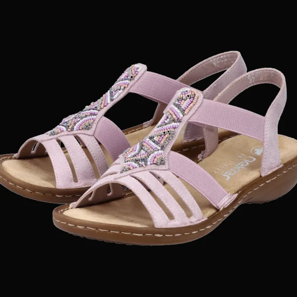 Flash Sale Rieker FSK Damen Sandalen rosa