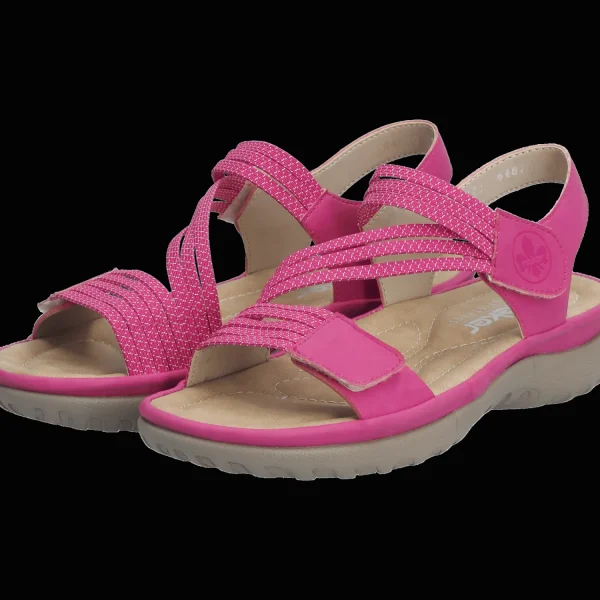 Best Rieker FSK Damen Sandalen rosa