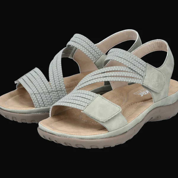Cheap Rieker FSK Damen Sandalen grün
