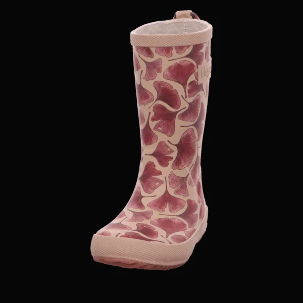 Outlet Bisgaard Gummistiefel kalt beige rot