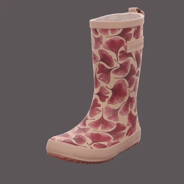 Outlet Bisgaard Gummistiefel kalt beige rot