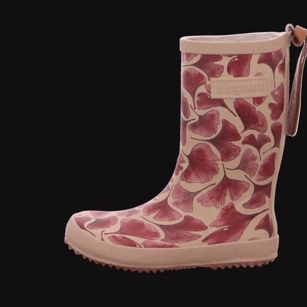 Outlet Bisgaard Gummistiefel kalt beige rot