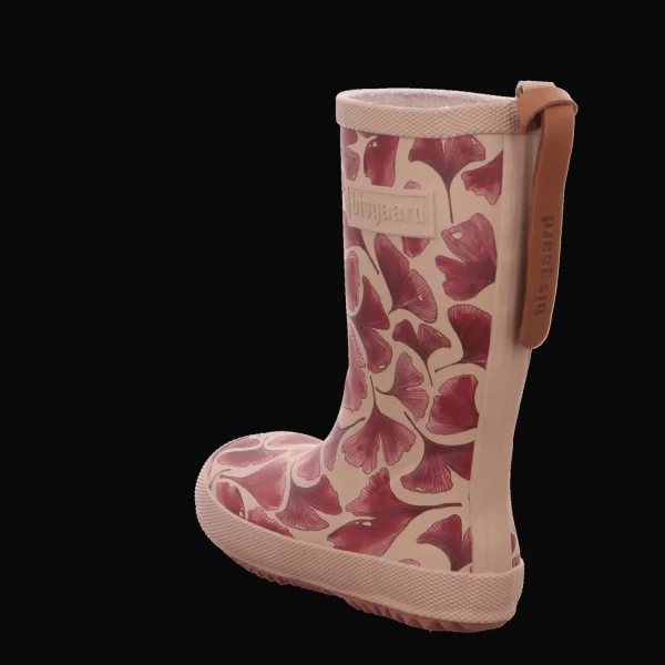 Outlet Bisgaard Gummistiefel kalt beige rot