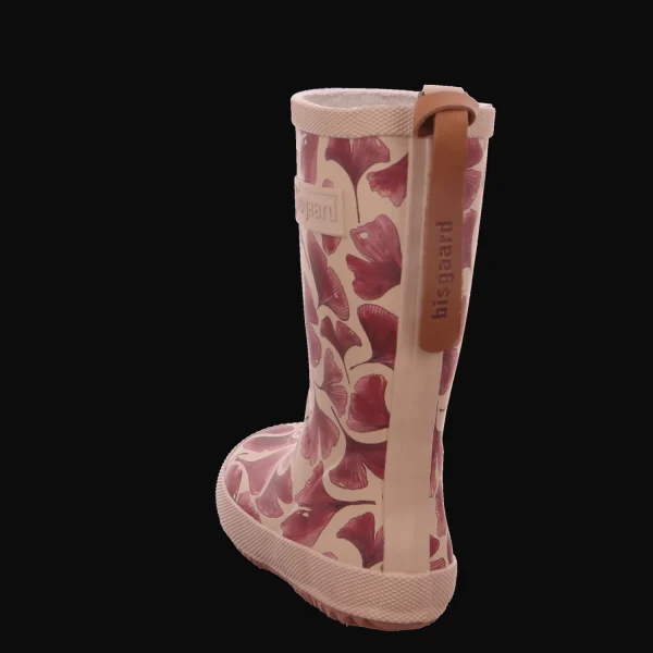 Outlet Bisgaard Gummistiefel kalt beige rot